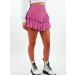 LAEMILIA Elastic Waist Floral Print Mini Skater Skirt XL - Rose Red - Buy Online on SooperMarket.com