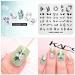 KADS Flower Nature Nail Stamping Plate FL044 - DIY Manicure Stencil Tools - Buy Online on SooperMarket.com