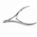 Professional Cuticle Nippers | Precision Surgical-Grade Stainless Steel Cuticle Trimmer French Handle Single Spring 5mm Jaw (Half Jaw)