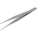 Buy (R) Stainless Steel Pointed Straight Tweezers 4.5 - Durable Silver Tweezers for Precision - International Shipping Available - Buy Online on SooperMarket.com