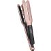 Professional Rose Gold Ceramic Hair Straightener - 4x9mm Plates Digital Temperature Control for Long Thick Hair - International Shipping Available - Buy Online on SooperMarket.com