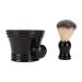 Black Shaving Brush Tool Professional Shaving Brush with Soft Synthetic Bristles for Barber