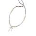 Oralgo's elegant pearl chain stylish necklace pearl necklace necklace dopamine style loop necklace for daily use