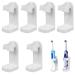 Chepl Electric toothbrush holder 6 pieces of electrical toothbrush wall bracket toothbrush holder Self -adhesive wall fastener for bathroom kitchen without drilling