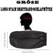 Shop Ladaypoa Long Satin Sleeping Cap - 2 Large Women's Sleep Hats for Long Braids | Extra Large Soft & Convenient Black + Deep Purple - Buy Online on SooperMarket.com