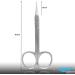 Nail Scissors Professional Cuticle Scissors Extra Strong Straight Curved Manicure Nail Art Scissors (CS-04) - Buy Online on SooperMarket.com