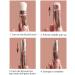 Travel Makeup Brush Retractable Makeup Brush Portable Face Blush Powder Brush Makeup Tool for Travel - Buy Online on SooperMarket.com