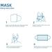 iCOOLIO Surgical Masks - Medical Face Masks (Black) | Disposable 50 Pack International Shipping - Buy Online on SooperMarket.com