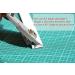 Raih 45&90 Angle Easy Mat Cutter with 6 Spare Blades - Ideal for Card, Foam, and Mat Board Cutting - Buy Online on SooperMarket.com