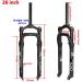 BOLANY 26 Snow Bike Front Fork | Aluminum Alloy Air Gas Fat Fork for 4.0 Tire | Bicycle Accessories - Buy Online on SooperMarket.com