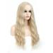 SHINYSHOW 26 Blond 613 Long Wavy Wig | Middle Part Synthetic Halloween Cosplay Wig for Women - Buy Online on SooperMarket.com