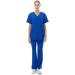 Banhada V-Neck Top 7-Pocket Scrub Set for Women - 4-Way Stretch, Lightweight, Comfortable - Royal Blue (5X-PLUS) - Buy Online on SooperMarket.com