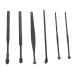 Portable Earwax Removal Tool Set - U Shape & Spiral Ear Cleaner in Black - Buy Online on SooperMarket.com