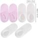 Healeved 3 Pairs Silicone Socks Moisturizing Foot Socks Soft Gel Socks Aloe Socks Spa Pedicure Socks for Women Repairing Dry Feet Cracked Heel - Buy Online on SooperMarket.com