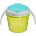 Vital Baby NOURISH Snack on The Go - Snack Pot with Handles and Lid - Non-Spill - Easy Grip Handles - Seal Lid - BPA Phthalate & Latex Free FIZZ