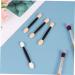 FOYTOKI 24pcs Brush Eyeshadow Eye Blending Brushey Eyeshadow Blending Brush Eshadow Sponge Applicator Black 7cm Black - Buy Online on SooperMarket.com