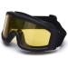 Fouos Military Airsoft Goggles - Tactical Safety Glasses with 3 Interchangeable Lenses and Anti-Fog Technology in Black - Buy Online on SooperMarket.com