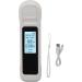 Breathalyzer Alcohol Tester High Accuracy LCD Display USB Charging Portable Automatic Shutdown Breath Alcohol Tester for Home Personal (White) - Buy Online on SooperMarket.com