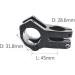 45mm Wake Mountain Bike Short Handlebar Stem | Aluminum Alloy | For MTB, Road Bike, BMX, Fixie Gear | Black Blue Gold Red - Buy Online on SooperMarket.com