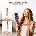 Automatic Curling Iron - 1 Inch Ceramic Ionic Auto Hair Curler with Adjustable Heat Fast Heating & Safety Features - Buy Online on SooperMarket.com