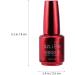 Minkissy 1pc Metallic Nail Polish Long Lasting Semi- Mirror Effect Nail Art Polish Shiny Metal Nail Polish (Wine Red) - Buy Online on SooperMarket.com