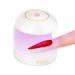 MEKK Mini UV Light for Gel Nails, LCD UV Light for Nails 18W Mini Nail Lamp Type-c UV Nail Lamp Innovative LED Nail Lamp Professional Nail Dryer for Nail Art(White) B-White