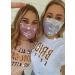 Bling Sequin Fashion Face Mask with 2 Filters | Reusable Sparkly Glitter Mask for Women | Adjustable Ear Loops | Gold - Buy Online on SooperMarket.com