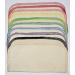 Organic Flannel Washable Baby Wipes 8x8 - Set of 10 | 1 Ply, Organic Thread, Crayon Palette - Buy Online on SooperMarket.com