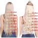 26 Clip in Hair Extensions #Ash&Dark Blond - Synthetic 8pcs Long Straight Hairpiece for Full Head - 26 Inch #Ash&Dark Blond - Buy Online on SooperMarket.com