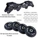 Professional Inline Skates for Men and Women | Comfortable Speed Racing Skates | Beginner Roller Skates | Black | Size Men 5.5/Women 6.5 - Buy Online on SooperMarket.com