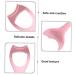 BELLIFFY 2pcs Mascara Brush Eyeliner Applicator Tool Massaging Eye Mask Eyeshadow Stencil Pink - Buy Online on SooperMarket.com