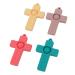 4Pcs Silicone Baby Teether Toy - Infant Teething Relief for Sore Gums | Chew Toys for Comfort - Buy Online on SooperMarket.com