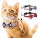 AIXI Cat Collar Breakaway with Bow Tie & Bell 2 Pack - Adjustable 7.8-10.5 Inch - Pink & Red - Buy Online on SooperMarket.com