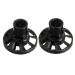 MUSISALY 2pcs Electric Grinding Chuck Door Knob Protector Blower Attachment Nut Grinder Black Plastic