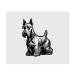 2 x Microfiber Cleaning Cloths "Scottish Terrier Dog" (LC00026521)