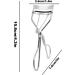 Teksome Eyelash Curler | Handheld Eye Lash Curler | Padded Handle Curler Just Dramatically Curled Eyelashes for Lash Lift in Seconds for Long Lasting Chrome-pvc Box - Buy Online on SooperMarket.com
