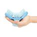 Animalon |Horses cleaning tools for children |Card tsche in blue |Children's Card tsche Blau |Flexible & ergonomic children's horse brush with VelcroHorse cleaning stuff children |Horse gift for children