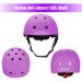 KAMUGO Kids Adjustable Helmet - Purple Small | Ages 2-14 Boys Girls | Multi-Sport Safety Helmet for Cycling, Skating, Scooter - Buy Online on SooperMarket.com