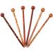 Handmade Wooden Hair Sticks for Women - Hellery 4 Pack Hairpin Fashion Accessories - Buy Online on SooperMarket.com