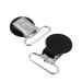 Hzyyier 10-Pack Metal Round Pacifier Clips - Black Toy & Pacifier Holders for DIY Projects | International Shipping Available - Buy Online on SooperMarket.com