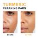 Turmeric Kojic Acid Cleansing Pads | Exfoliating Facial Sponges - 40 Count for Bright & Clear Skin - Buy Online on SooperMarket.com