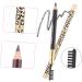 BELLIFFY 2pcs Eyebrow Pencils Eyebrow Pencil Black Eyebrow Brush for Women Double Head Eyebrow Pencil - Buy Online on SooperMarket.com
