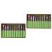 Beavorty 2 Sets nails kits Manicure sand tool nail file electric nail file bits Diamond Nail Bit tungsten carbide nail drill Nail Art supplies nail bits nail drill bits pedicure suite 5x1cmx2pcs Greenx2pcs