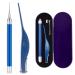 Stainless Steel Earwax Removal Tool Set with Light - Safe Ear Cleaning Picks for Children and Adults One Size Cotton no gemstone