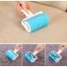 iLifeTech Reusable Lint Roller Sticky Lint Brush for Dog Cat Hair Remover Washable Sticky Roller for Clothes Carpets - Medium Size 2 Piece Set Blue - Buy Online on SooperMarket.com
