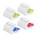 4-Piece Set of Toothpaste Squeezer Toothpaste Roller Squeezer Toothpaste Dispenser Tube Squeezer Toothpaste Press Toothpaste Holder Toothpaste Holder Cosmetic Oil Squeezer (Green Blue Red)