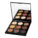 Palladio Ultimate 9-Count Eyeshadow Palette Talc-Free Formula High Pigmented Shades in A Mix of Matte & Shimmer Finishes Blendable Long Lasting Colorful Professional-Grade Makeup (Golden Sands)