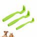 3PCS of Tick Hooks are Suitable for all Tick Anti-Tick Levers to Protect Dogs Cats and Horses Tick Traps Tick Hooks Tick Traps (Green)