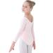 danswan Long Sleeve Leotards for Girls Toddler Kids Dance Ballet Gymnastic Bodysuit Outfit Leotard Ballet Pink - Classic Long Sleeve 13-14 Years