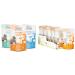 Mjamjam Mjamjam - Mix package IV 12 x 125g 1 -pack (1 x 1.5 kilograms) & premium wet food for cats - squeezing - juicy chicken on delicious carrot 12 x 125 g) bundle with wet feed for cats chicken